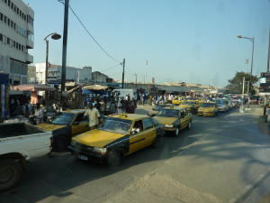 Busy Dakar Street