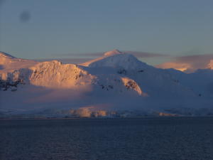 Sunset on Mountains