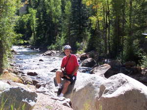 Fred by Roaring Fork River