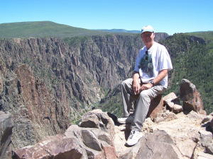 Fred overlooks the Canyon