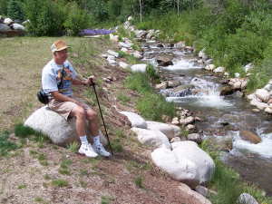 Fred on Mayfly Trail