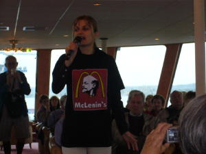 Discussing communism