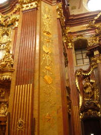 Golden Pillar in Abbey Church