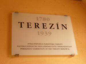 Terezin Plaque