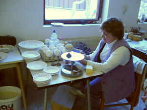 Painting the Pottery