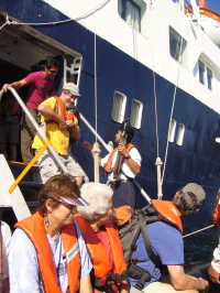 Loading the Zodiaks