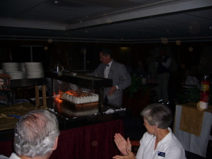 Flaming Baked Alaska