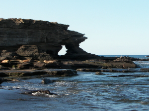 Arches on Santiago Island