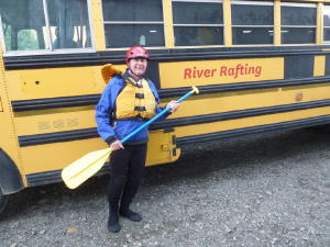Fred dressed for rafting
