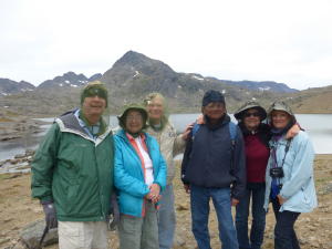 Our group with head nets