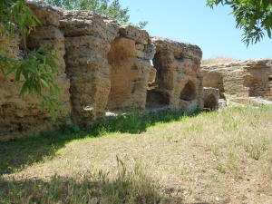 Ruins of original walls