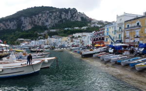 Arriving at the Isle of Capri