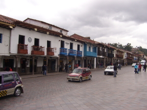 Street in downtown Cusco