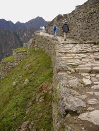 Path along wall