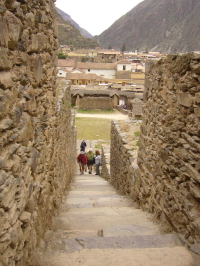 Stairway to top of ruins